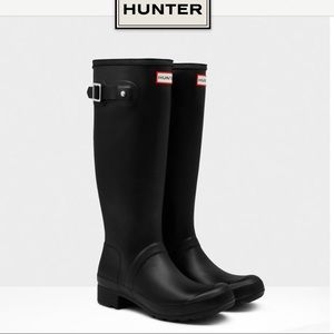 NEW HUNTER ORIGINAL TOUR TALL RAINBOOTS SIZE US 6